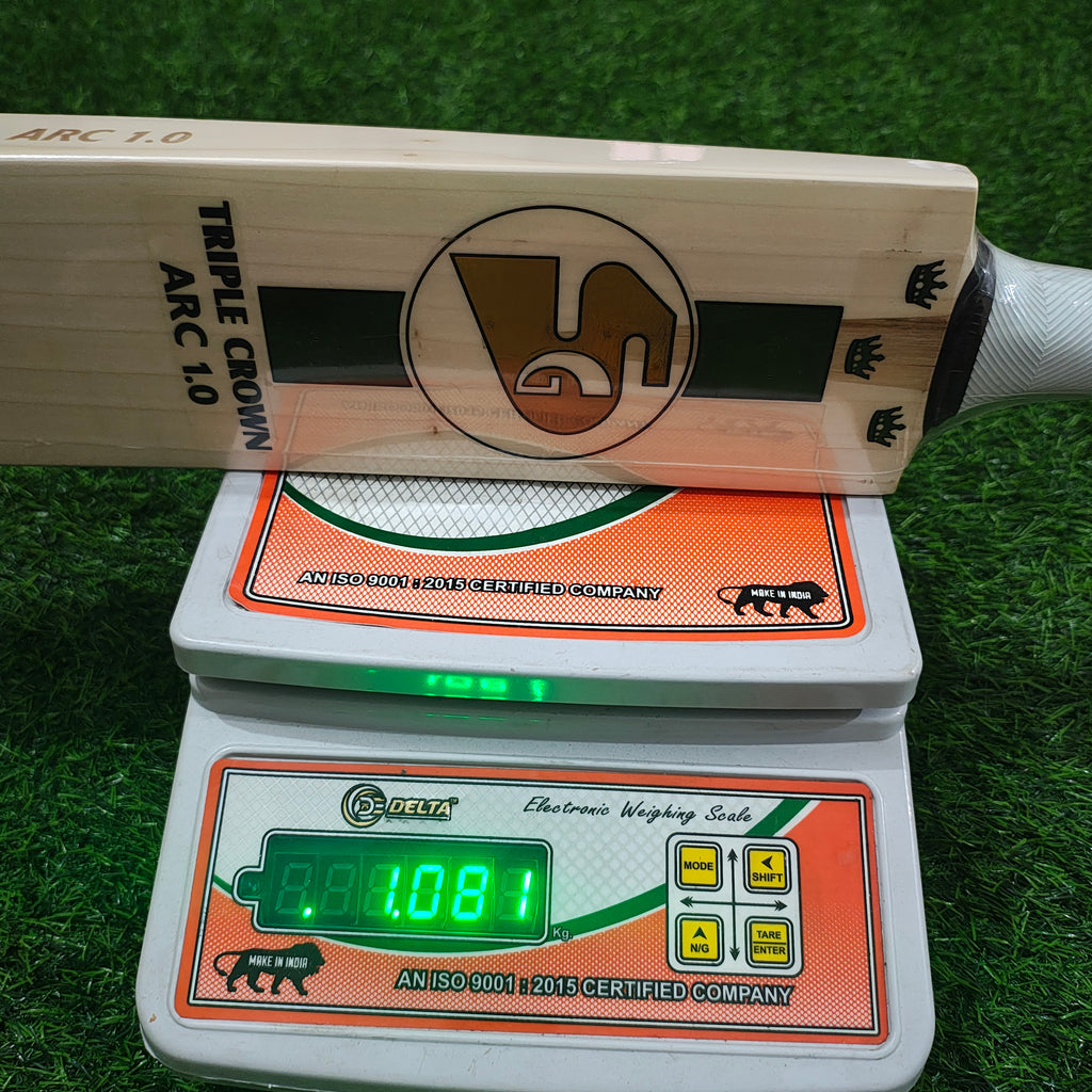 SG Triple Crown 1.0  English Willow Cricket Bat | 1080g