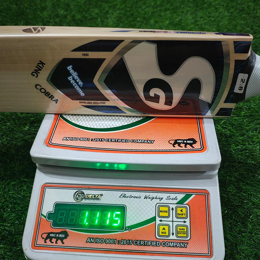 SG King Cobra English Willow Cricket Bat | 1115g