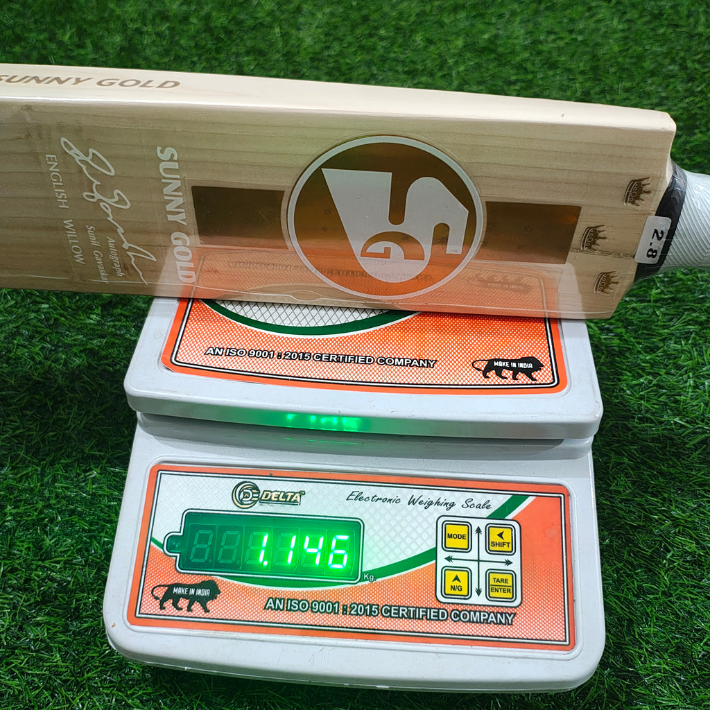 SG Sunny Gold English Willow Cricket Bat | 1145g