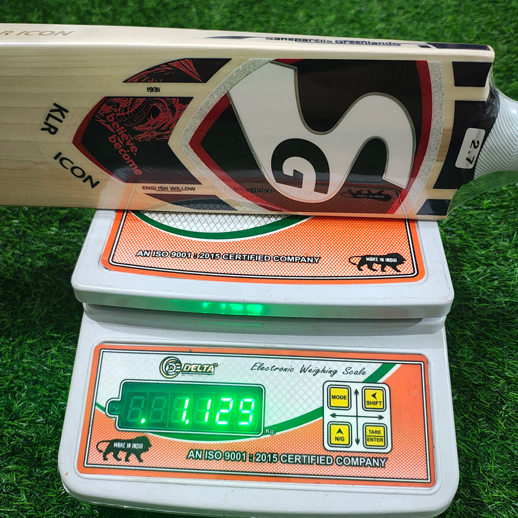 SG KLR Icon English Willow Cricket Bat | 1129g