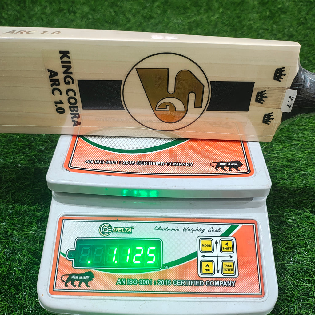 SG King Cobra ARC 1.0 English Willow Cricket Bat | 1125g