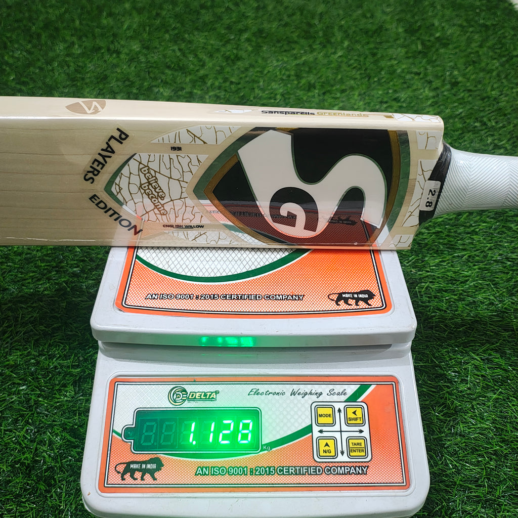 SG Player Edition  English Willow Cricket Bat | 1128g
