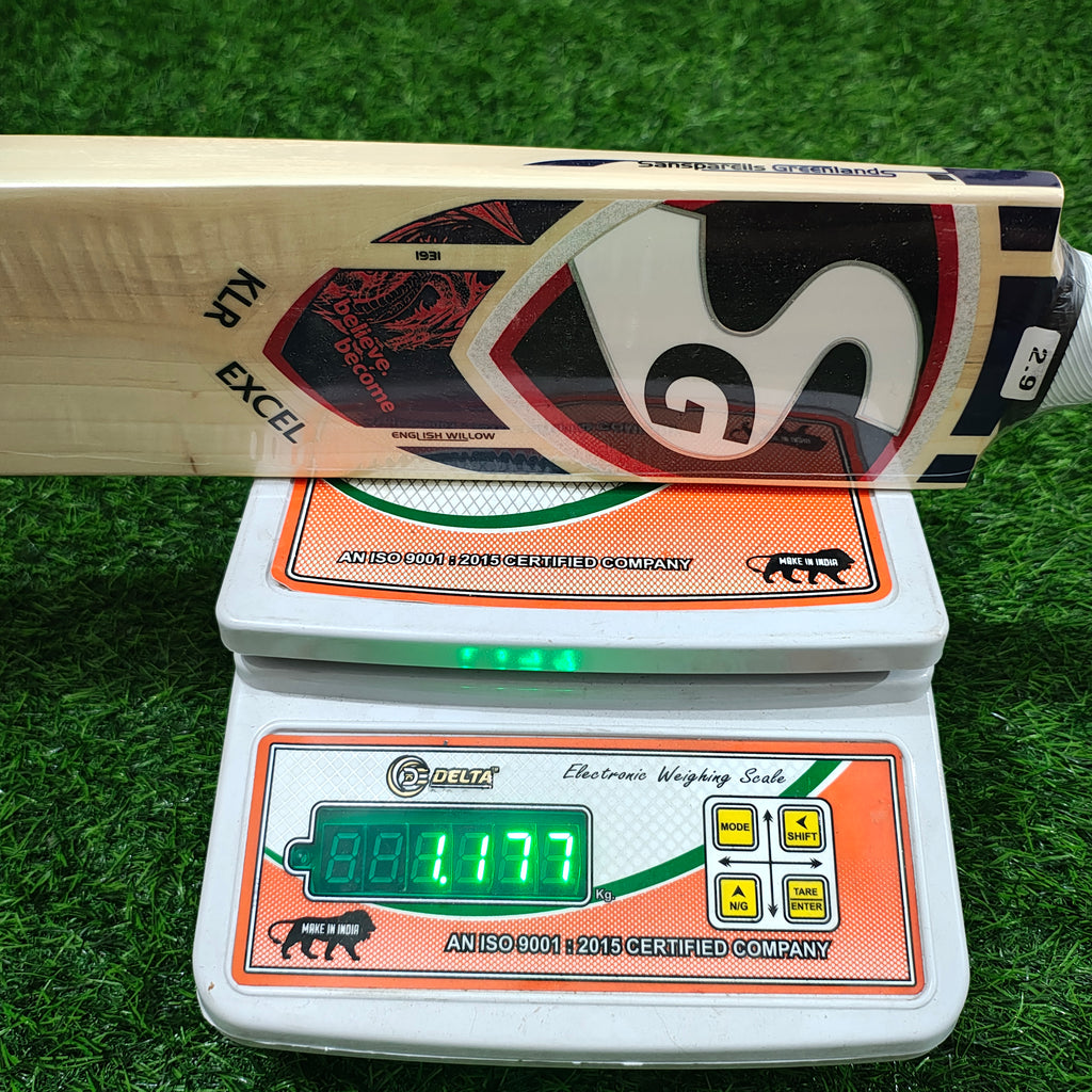 SG KLR Excel  English Willow Cricket Bat | 1170g