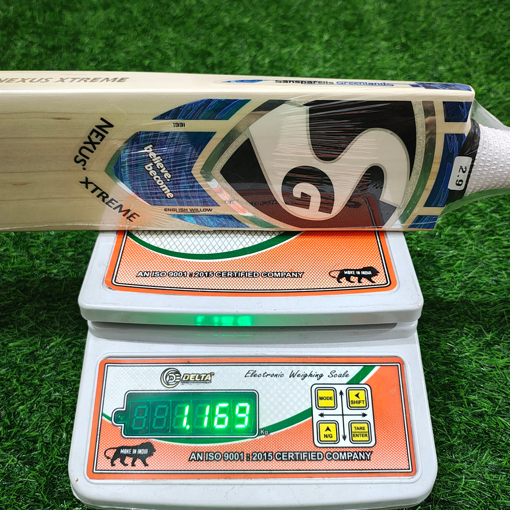 SG Nexus Xtreme English Willow Cricket Bat | 1160g