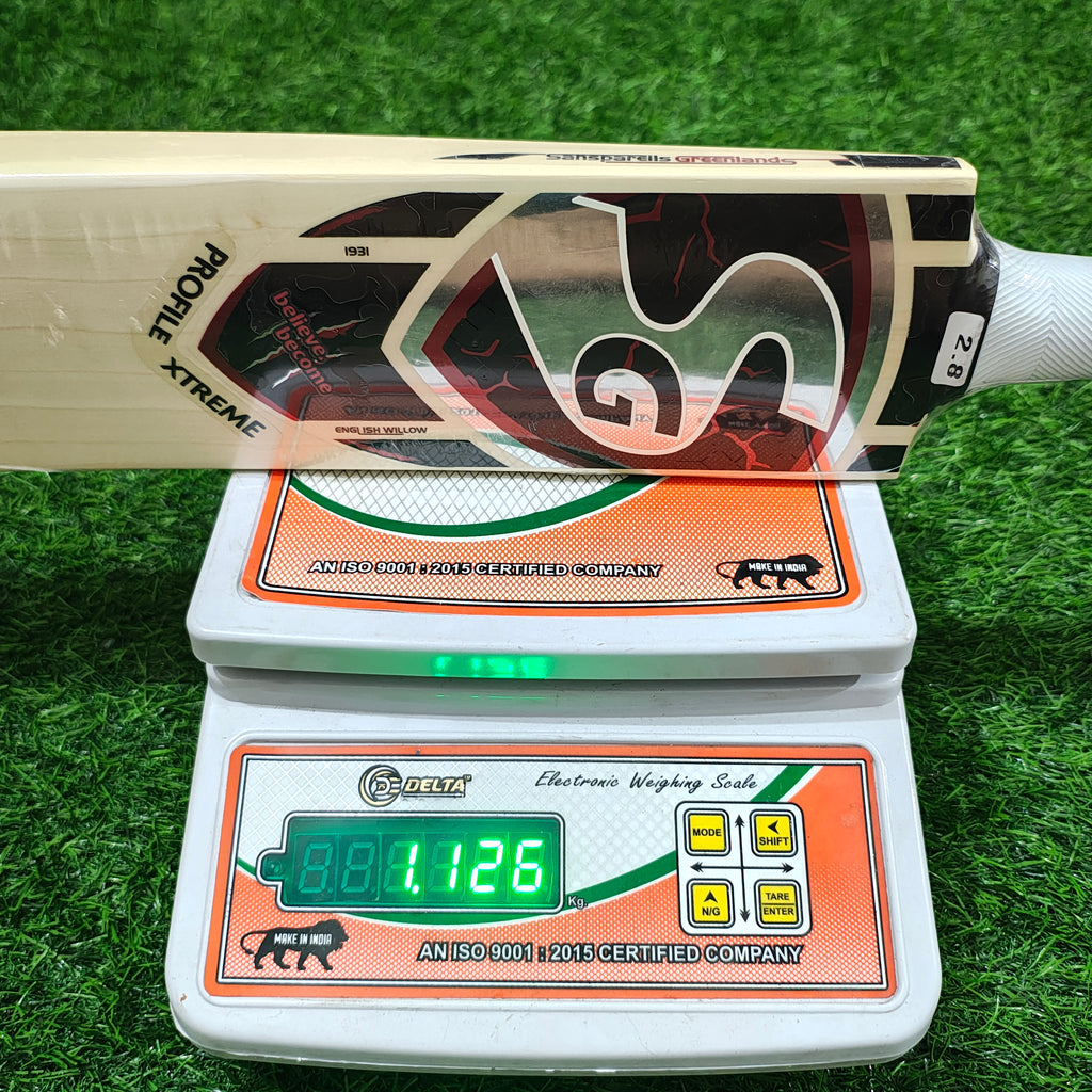 SG Profile Xtreme  English Willow Cricket Bat | 1117g