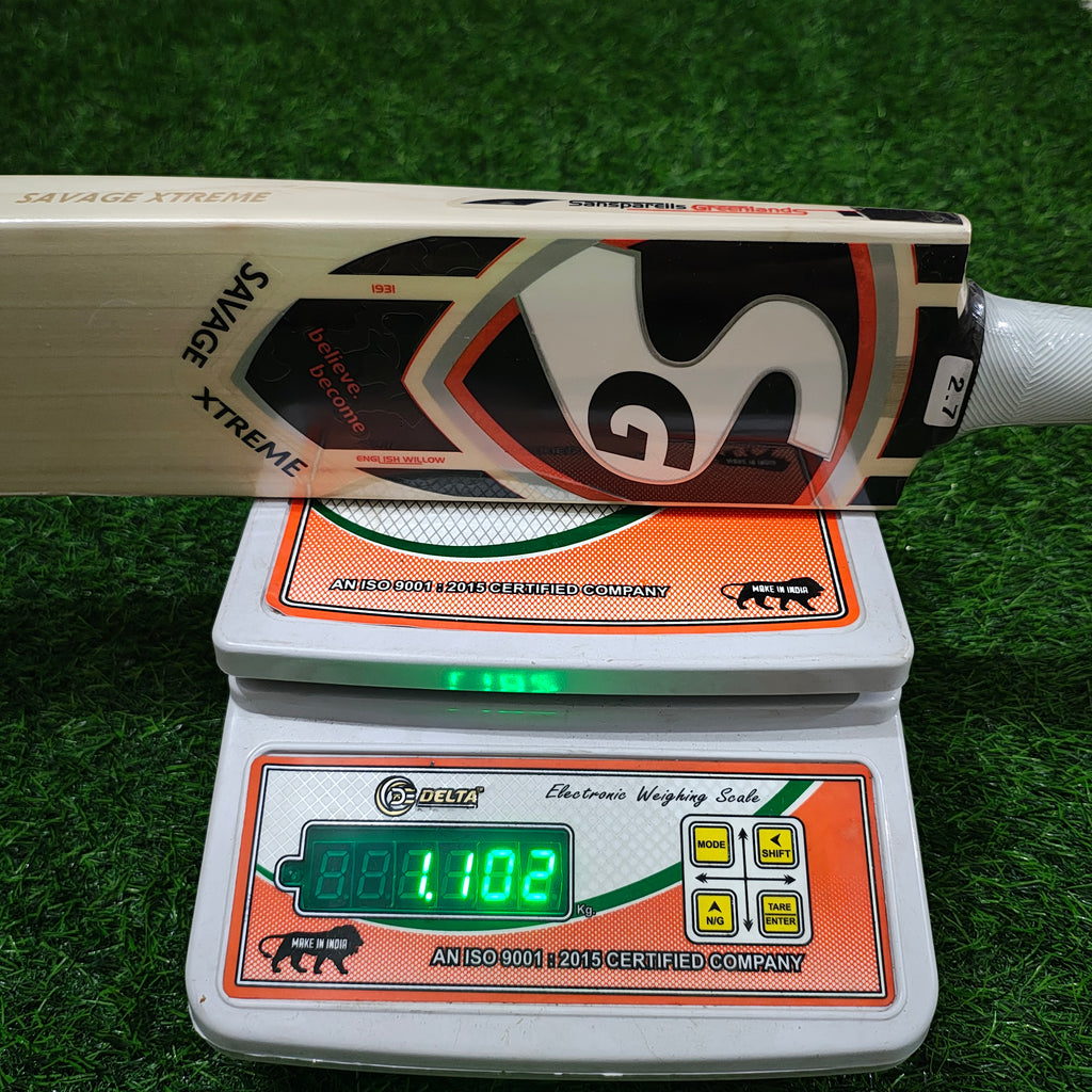 SG Savage Xtreme  English Willow Cricket Bat | 1092g
