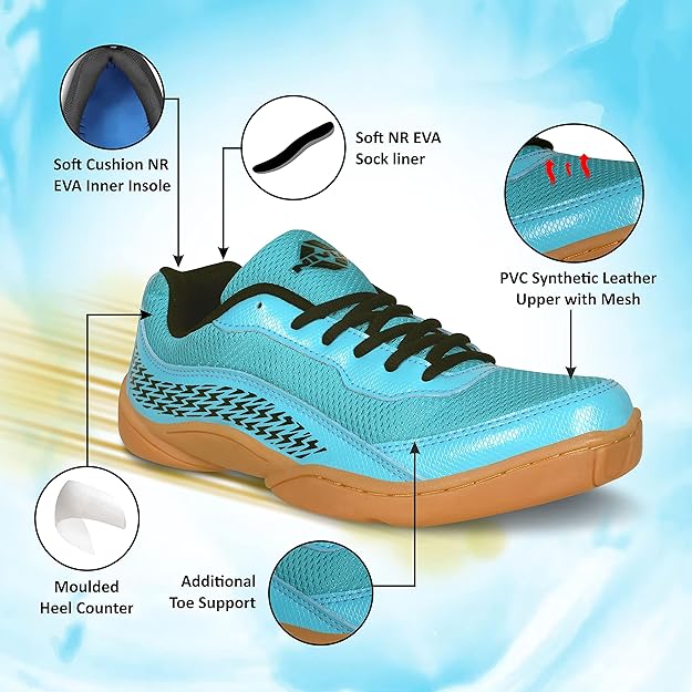 Nivia Flash 2.0 Badminton Shoes | Top Sports Shoe for Pickleball, Padel, and All Court Games