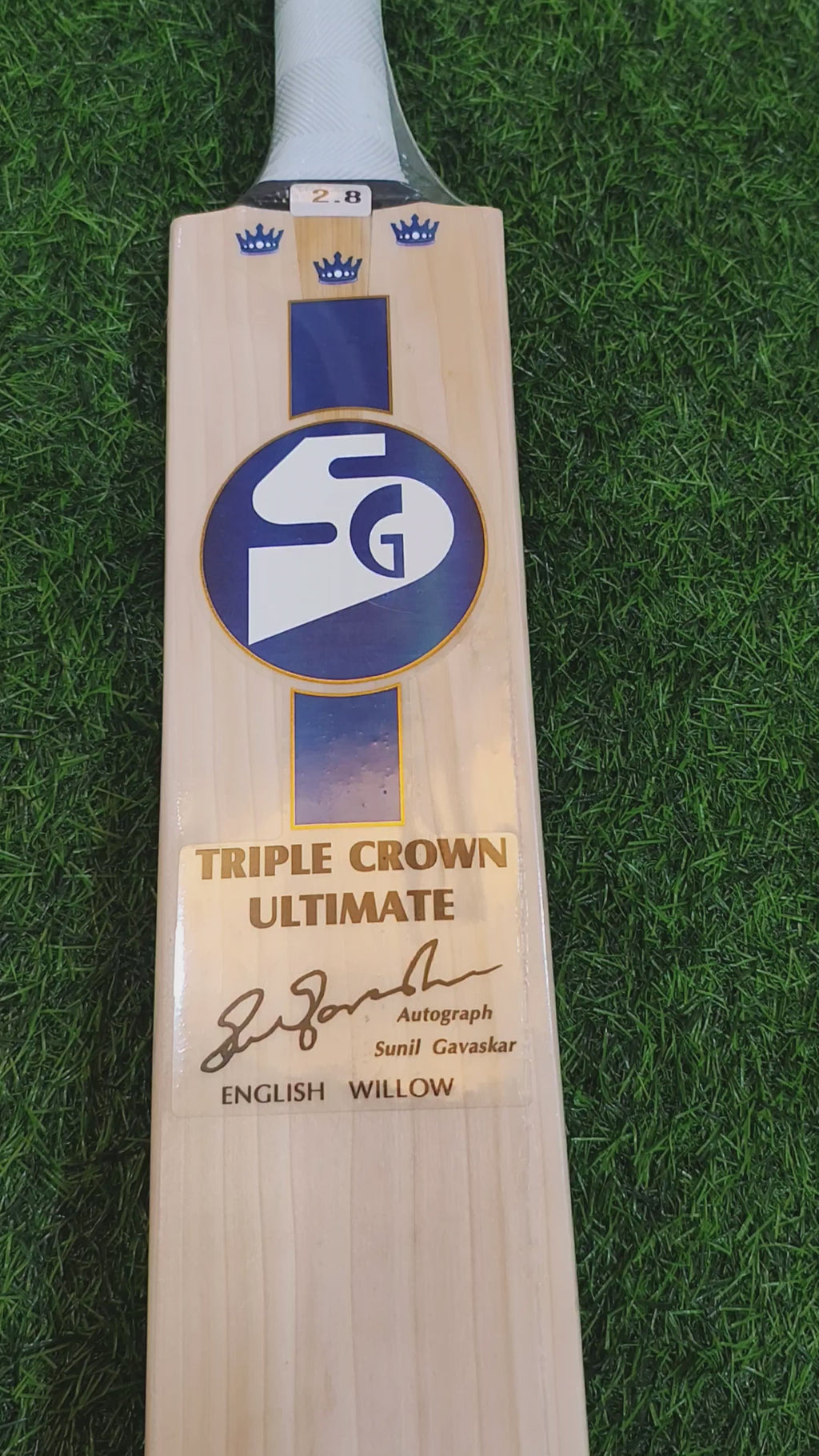 SG Triple Crown Ultimate English Willow Cricket Bat | 1141g