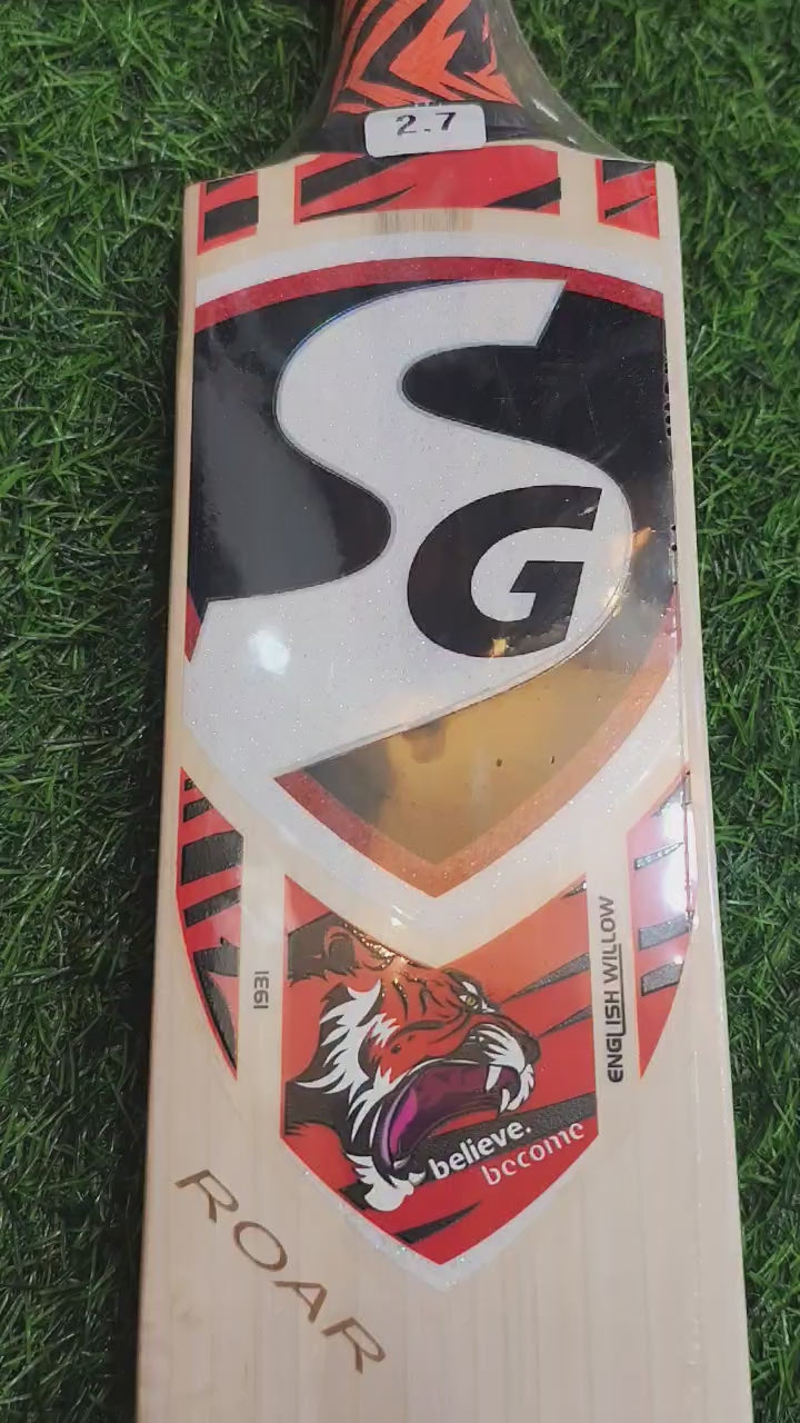 SG Roar English Willow Cricket Bat | 1132g