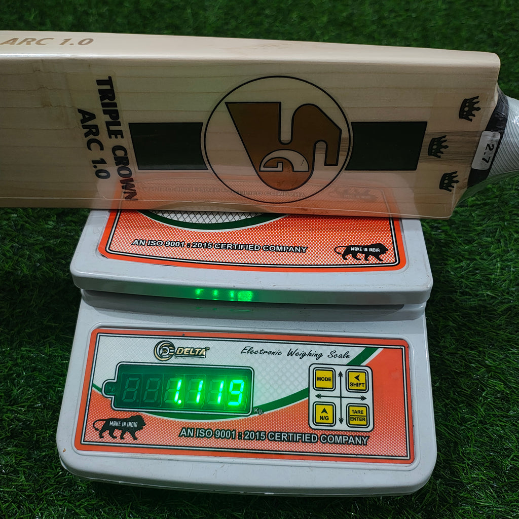 SG Triple Crown ARC 1.0 English Willow Cricket Bat | 1118g
