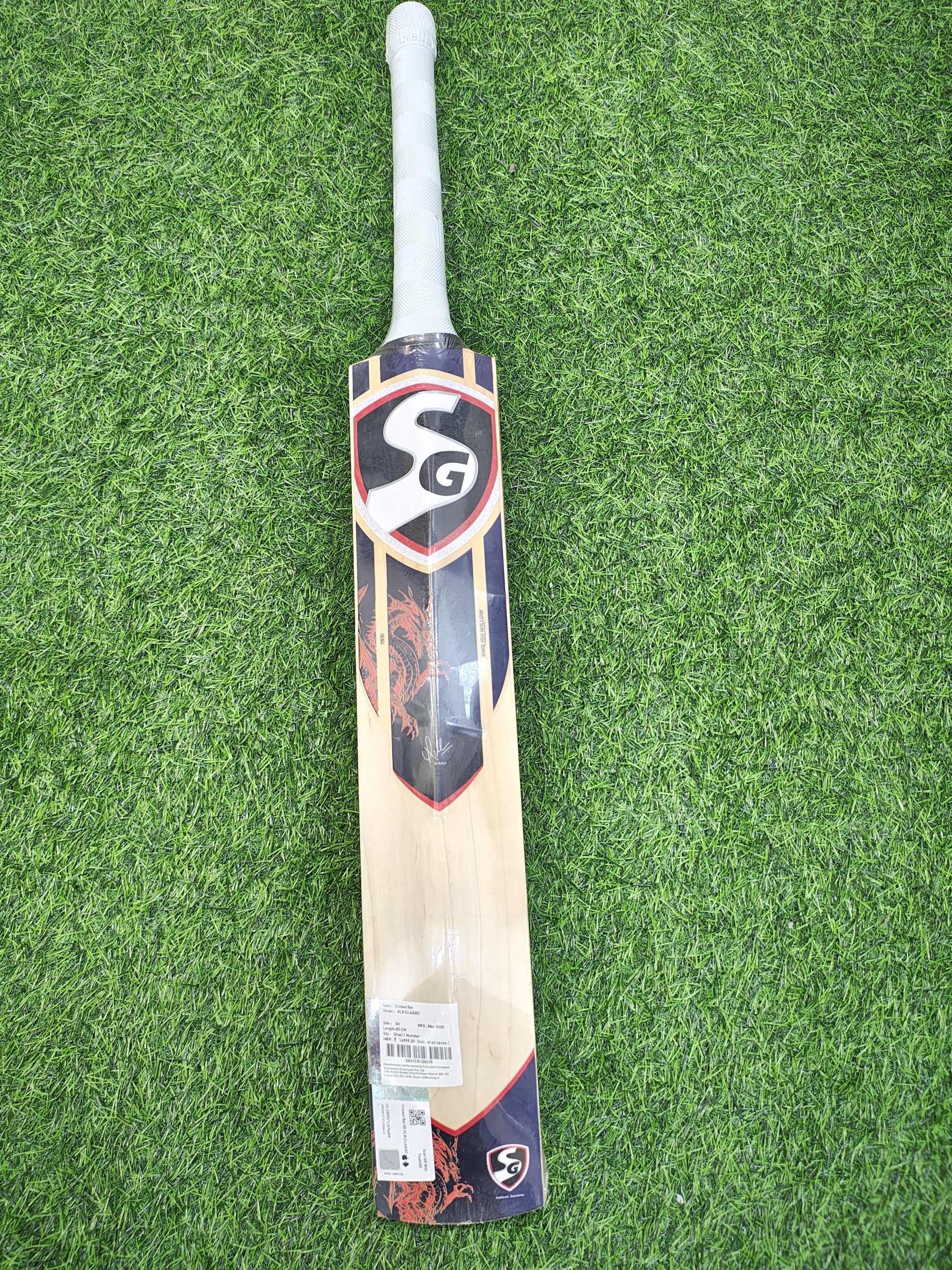 SG KLR Classic English Willow Cricket Bat | 1123g
